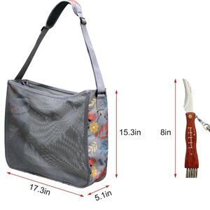 Mushroom Foraging Bag and Knife (NWOT)